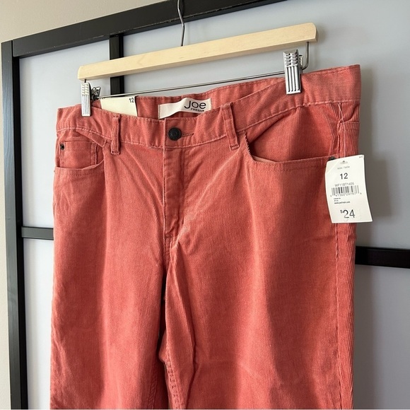 NWT Joe Fresh Salmon color Corduroy Low Rise Wide Leg Bootcut. Perfect for Fall - Picture 4 of 14